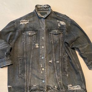 American Eagle oversized boyfriend jacket